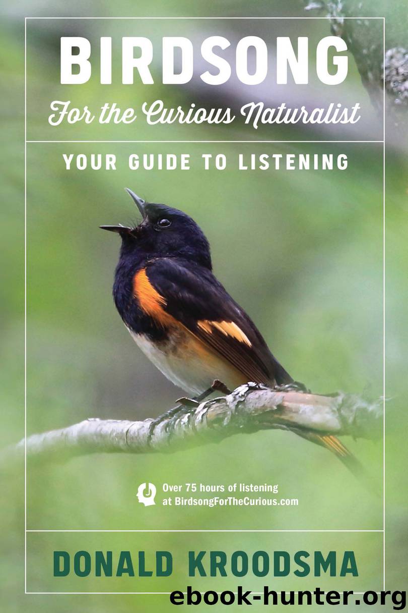 Birdsong for the Curious Naturalist by Donald Kroodsma