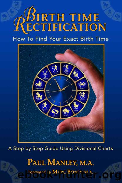 Birth Time Rectification by Manley M.A. Paul