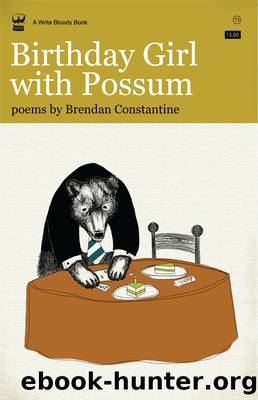Birthday Girl With Possum by Brendan Constantine