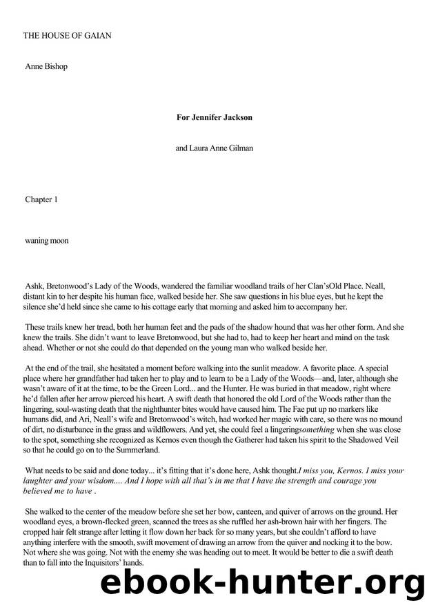 Bishop, Anne - [Tir Alainn 03] by The House of Gaian