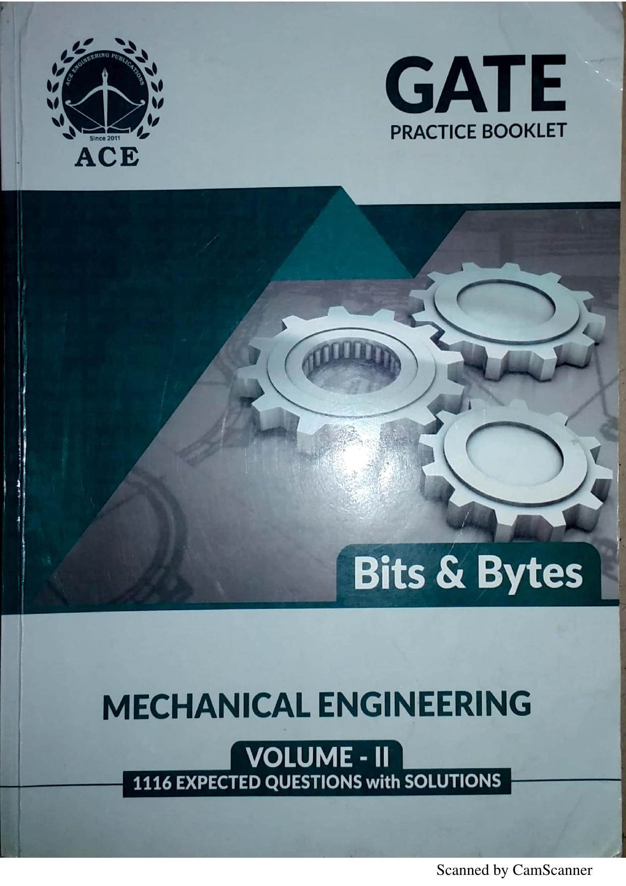 Bits & Bytes-Mechanical Engineering: Volume 2 by ACE Engineering Academy Editorial Board