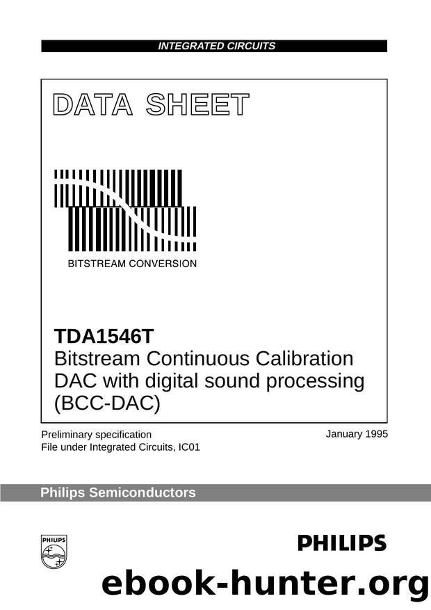 Bitstream Continuous Calibration DAC with digital sound processing (BCC-DAC) by Philips Semiconductors