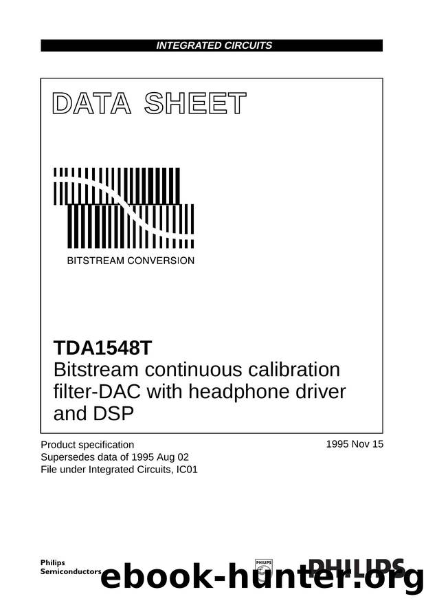 Bitstream continuous calibration filter-DAC with headphone driver and DSP by Philips Semiconductors