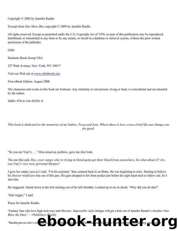 Bitten to Death: Jaz Parks, Book 04 by Jennifer Rardin