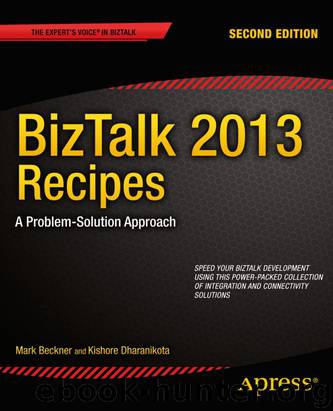 BizTalk 2013 Recipes: A Problem-Solution Approach by Mark Beckner & Kishore Dharanikota