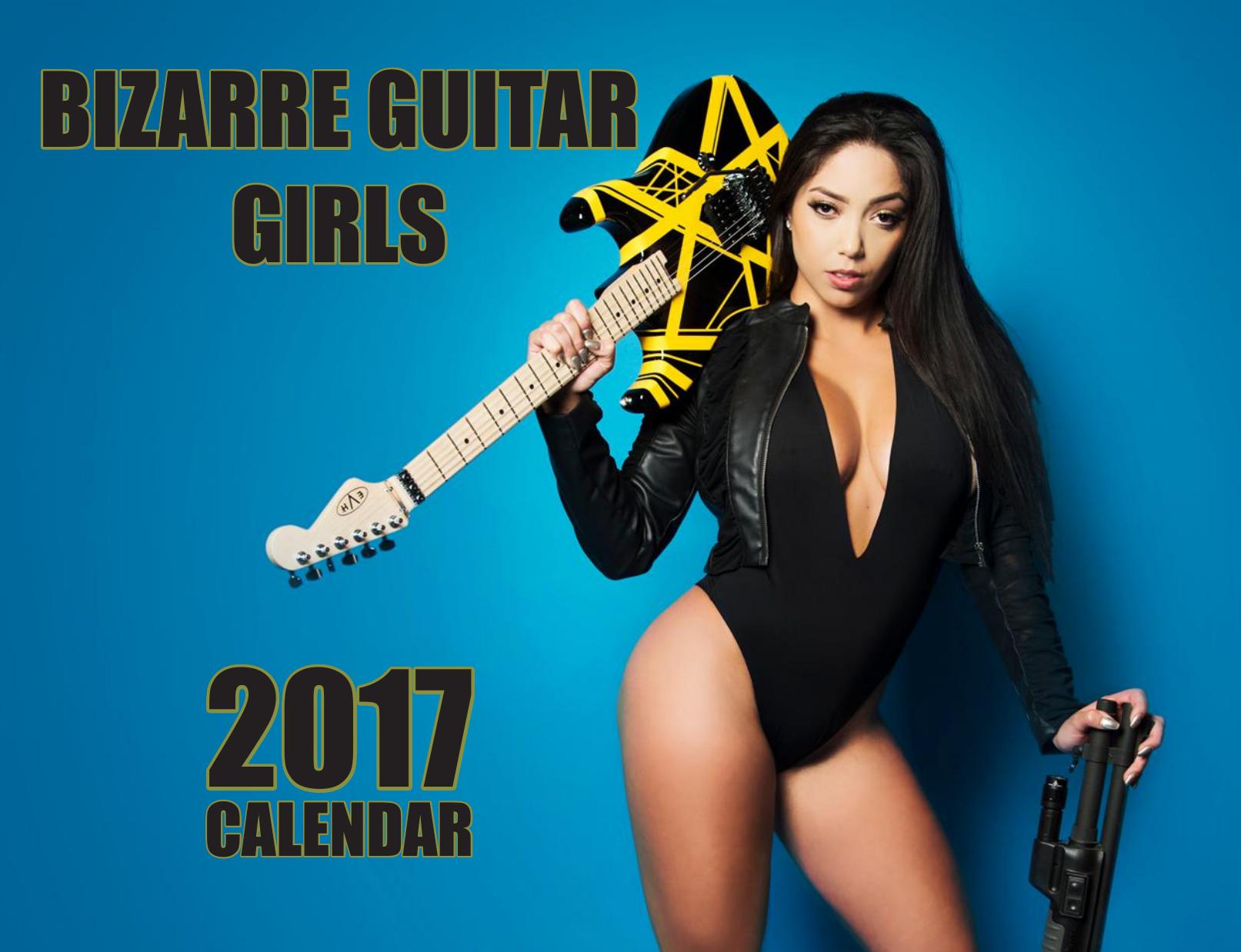 Bizarre - Guitar Girl 2017 Calendar by Unknow