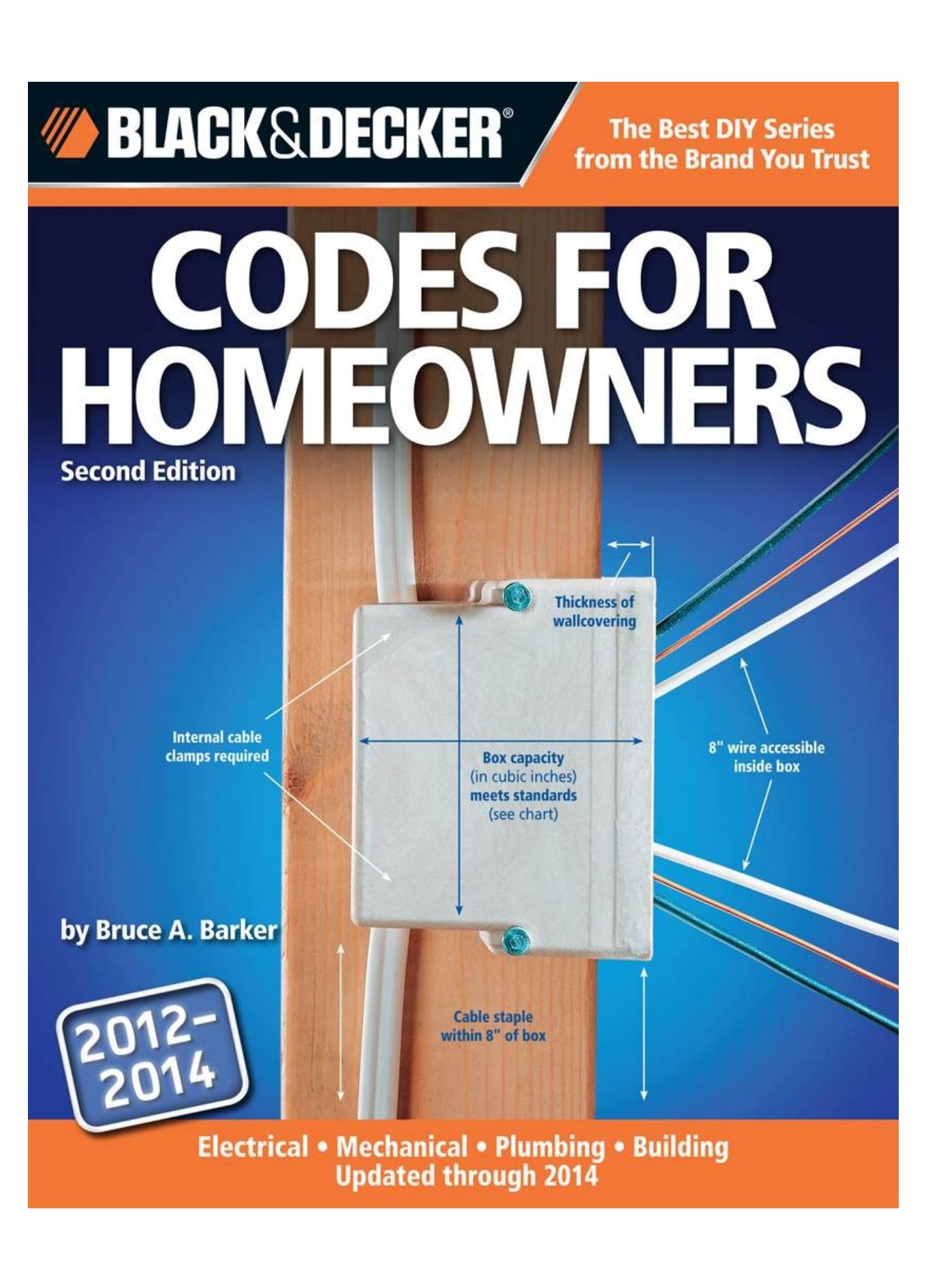 Black & Decker Codes for Homeowners by Bruce Barker