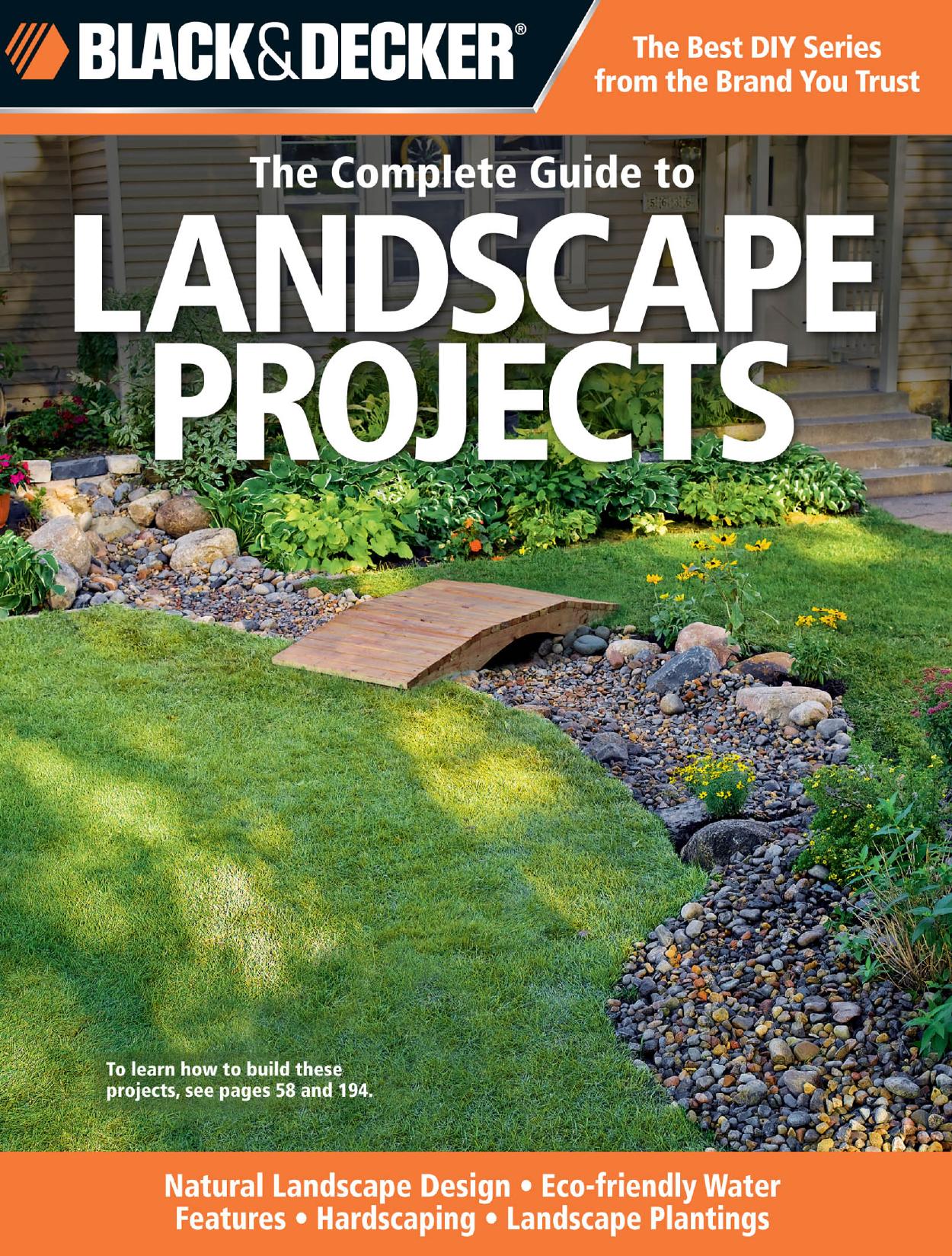 Black & Decker The Complete Guide to Landscape Projects by Hampshire Kristen