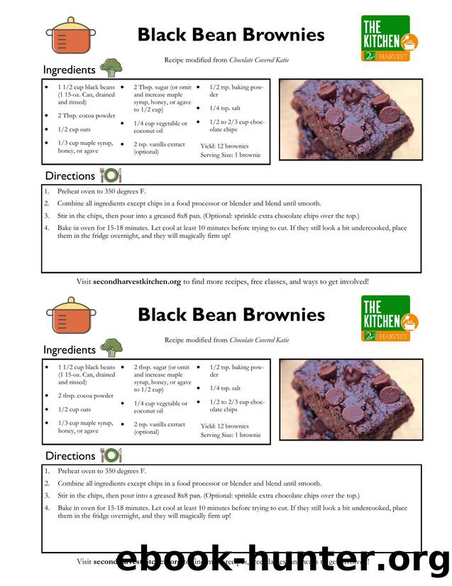 Black Bean Brownies by Allie Moore