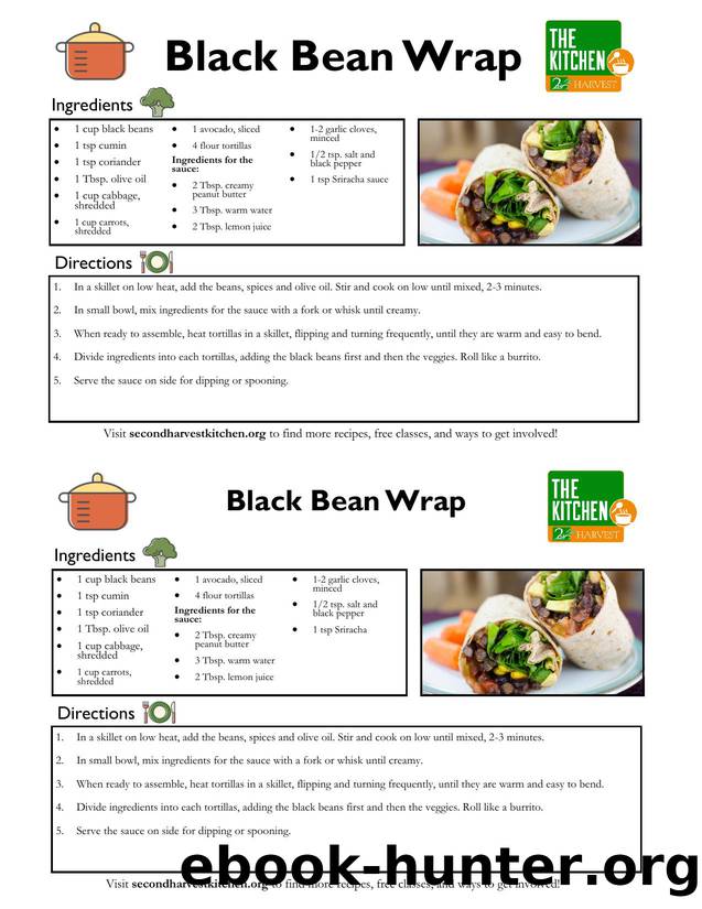 Black Bean Wrap by Allie Moore
