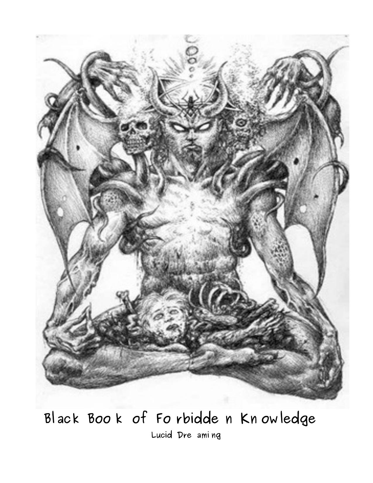 Black Book of Forbidden Knowledge Lucid Dreaming by Unknown