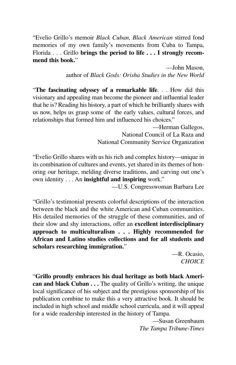 Black Cuban, Black American: A Memoir by Evelio Grillo