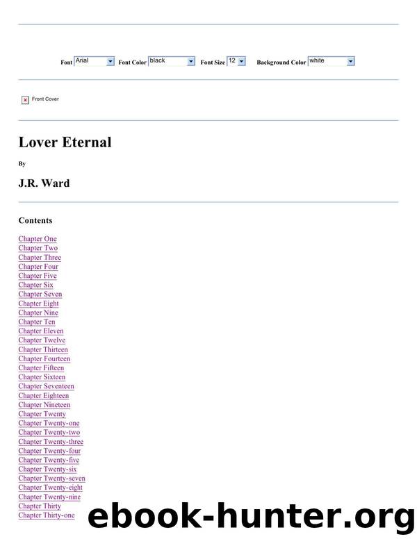 Black Dagger Brotherhood 02 by Lover Eternal