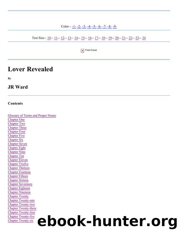 Black Dagger Brotherhood 04 by Lover Revealed