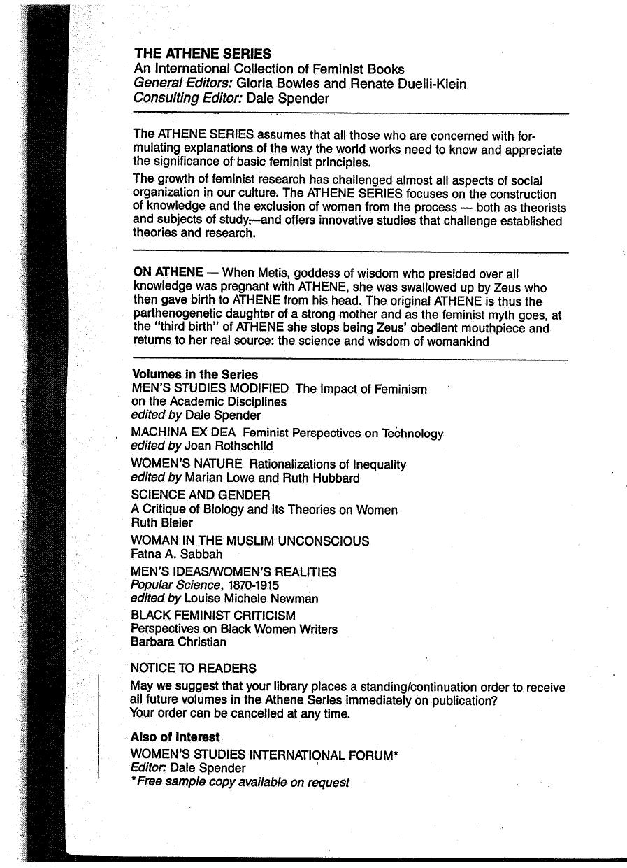 Black Feminist Criticism: Perspectives on Black Women Writers by Barbara Christian