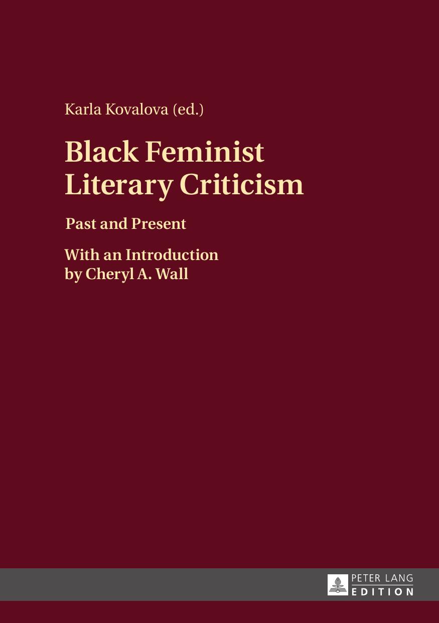 Black Feminist Literary Criticism: Past and Present by Karla Kovalova (editor)