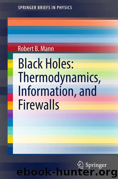 Black Holes: Thermodynamics, Information, and Firewalls by Robert B. Mann