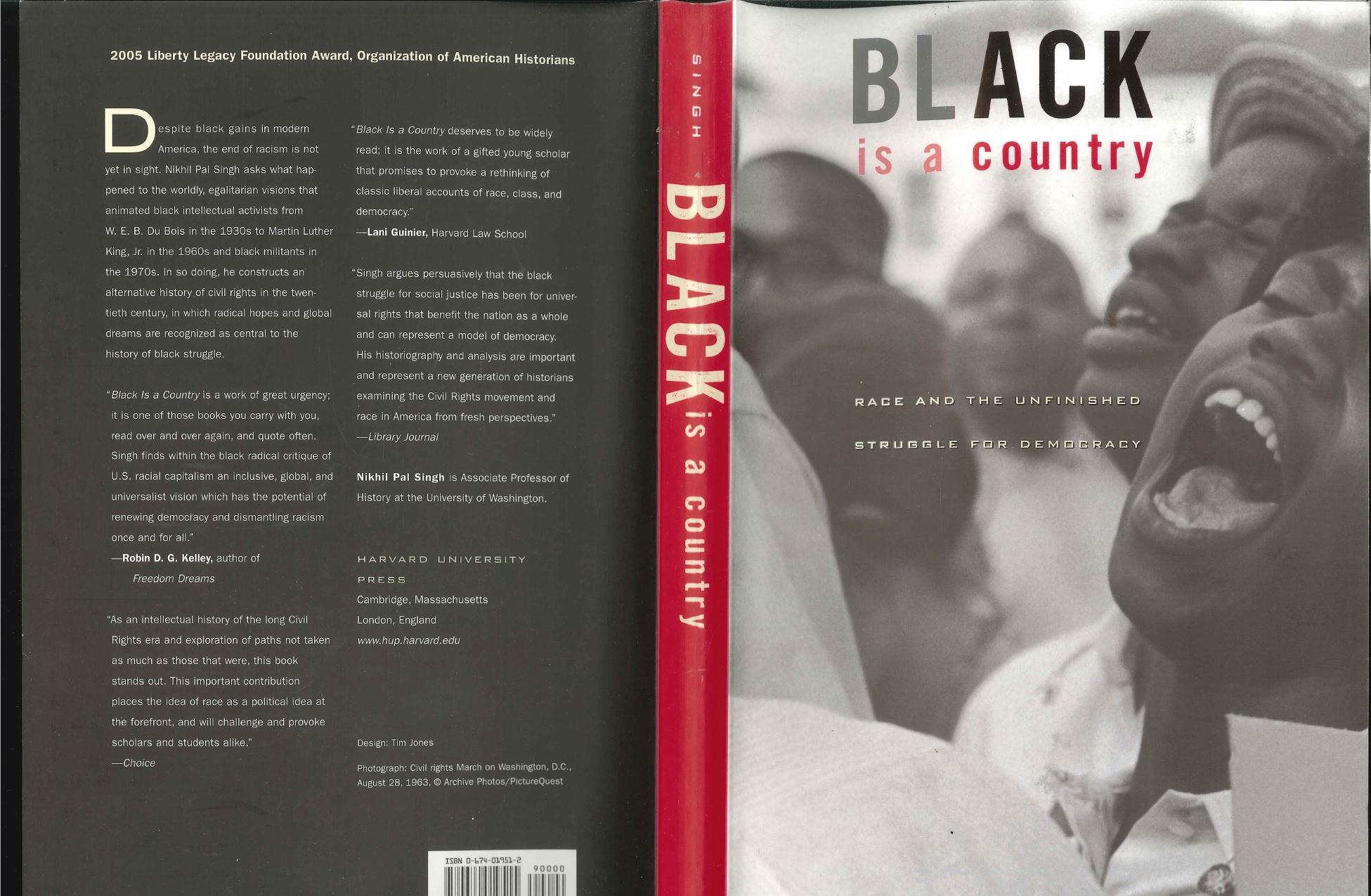Black Is a Country- Race and the Unfinished Struggle for Democracy by Unknown