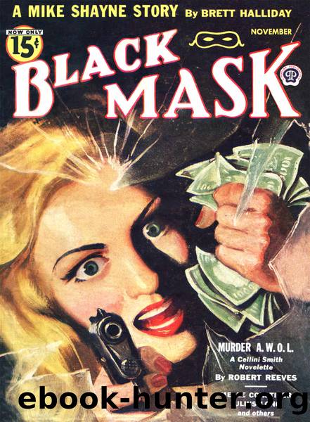 Black Mask November 1944 by Robert Reeves & Brett Halliday & Julius Long & Merle Constiner