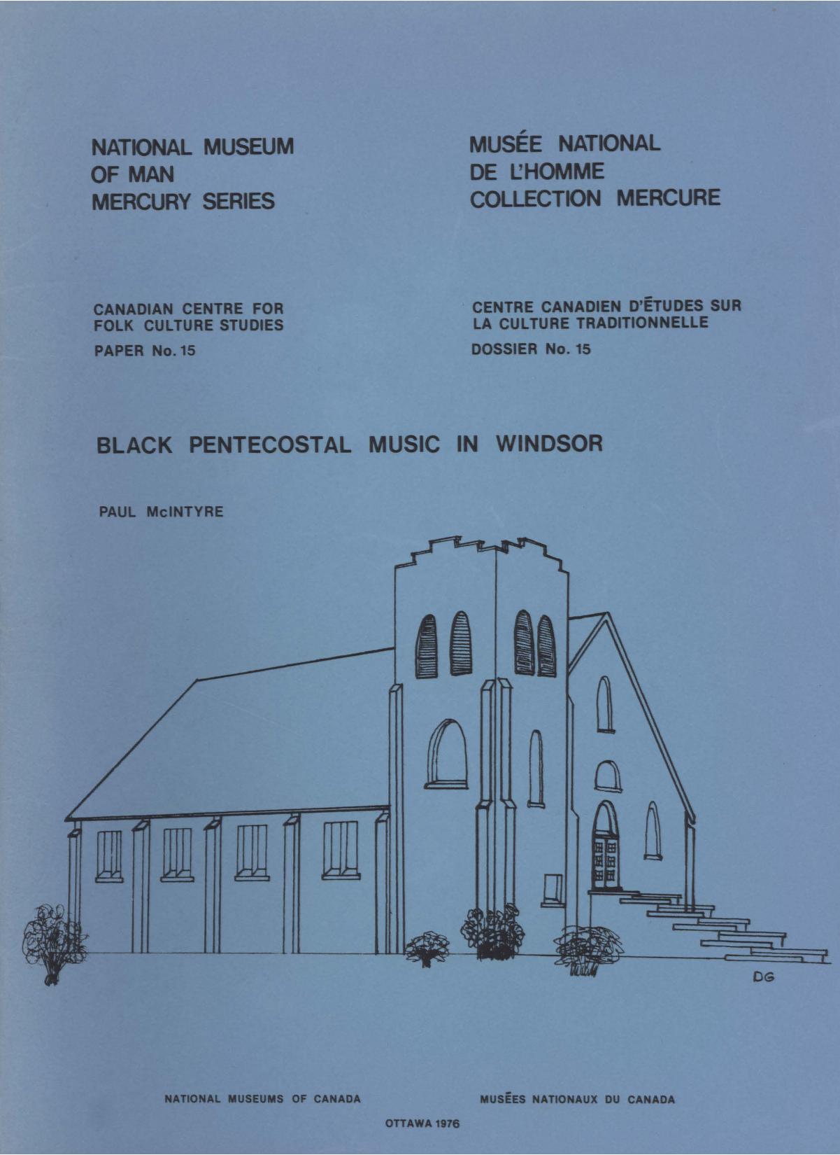 Black Pentecostal music in Windsor by Paul McIntyre