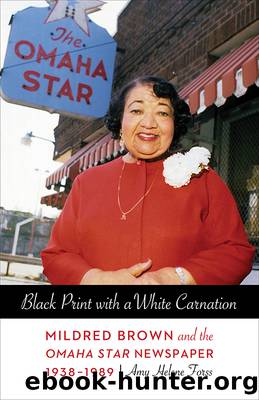 Black Print with a White Carnation by Amy Helene Forss