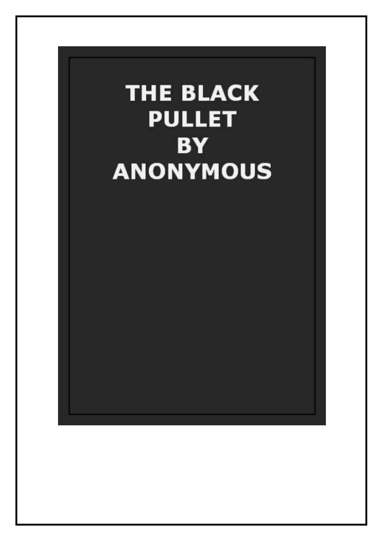 Black Pullet (La poule aux Åufs dâor) by Anonymous