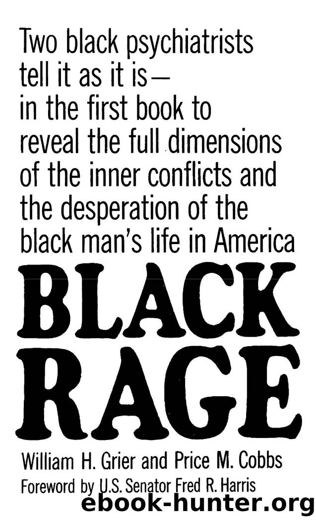 Black Rage by William H. Grier & Price M. Cobbs