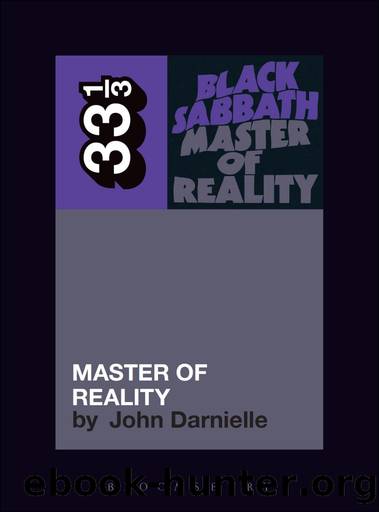 Black Sabbath's Master of Reality by John Darnielle