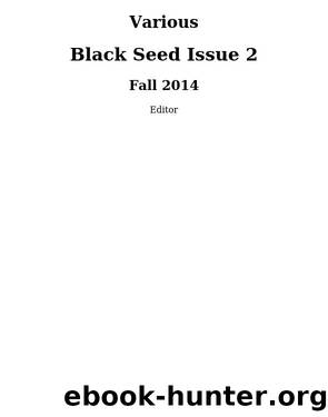Black Seed Issue 2 by Various & Various