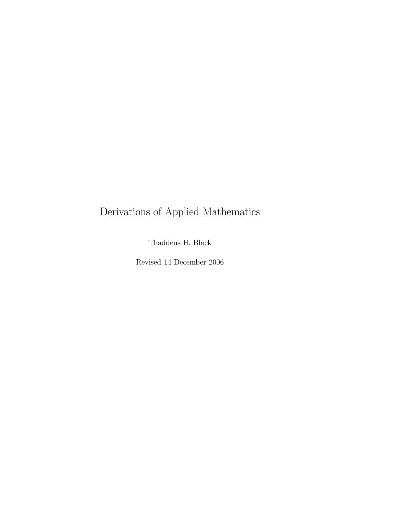 Black T. H. by Derivations of Applied Mathematics(2006)(230)