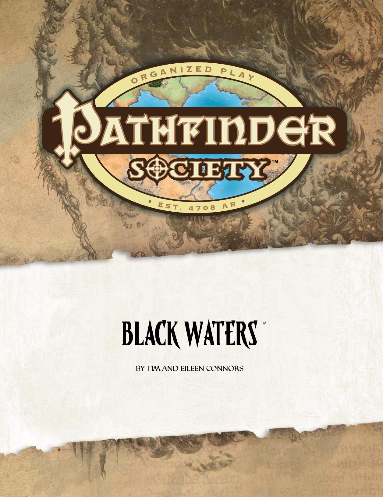 Black Waters by Paizo Publishing (Pathfinder Society)
