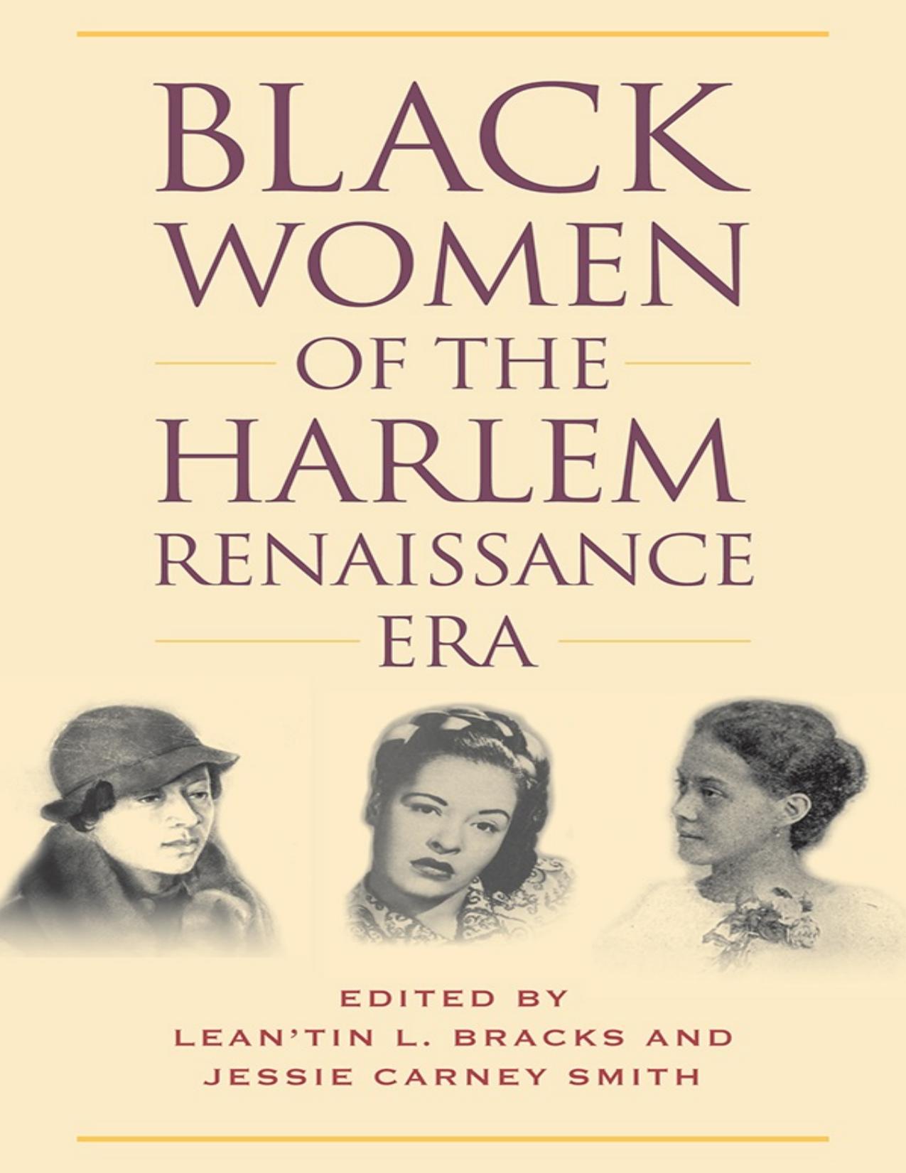 Black Women of the Harlem Renaissance Era by Lean'Tin L. Bracks & Jessie Carney Smith