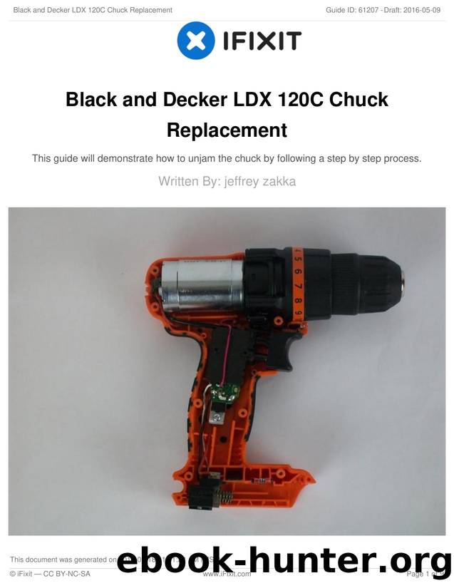 Black and Decker LDX 120C Chuck Replacement by Unknown