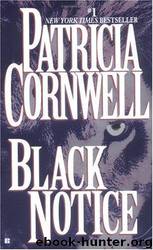 Black notice by Patricia Cornwell