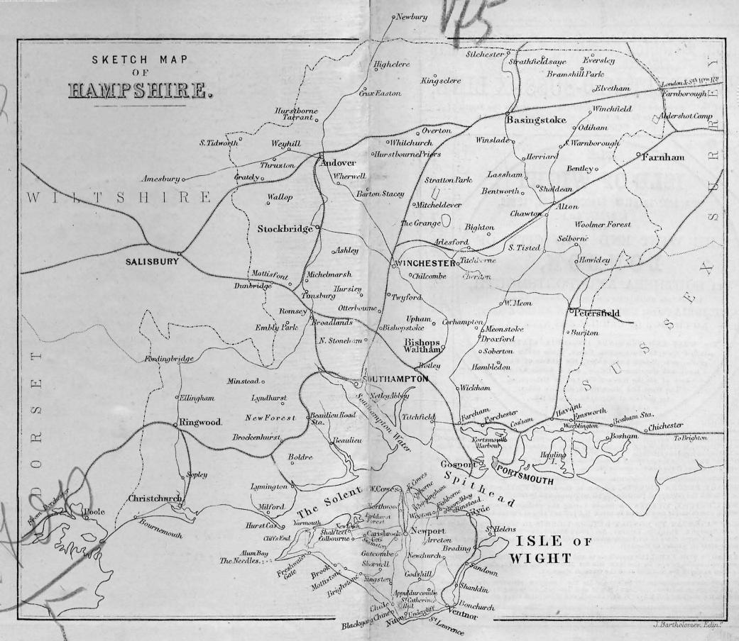 Black, Black's - Black's picturesque guide to the isle of wight by 1875