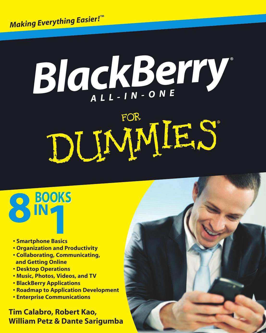 BlackBerry All-in-One For Dummies (2010) by Unknown