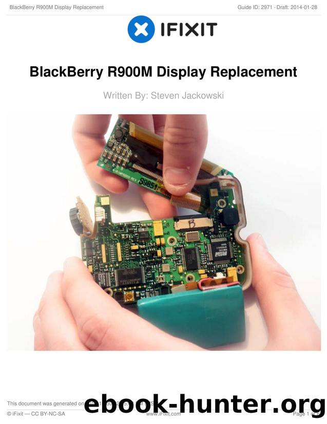 BlackBerry R900M Display Replacement by Unknown