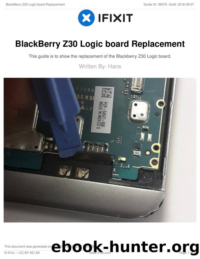 BlackBerry Z30 Logic board Replacement by Unknown