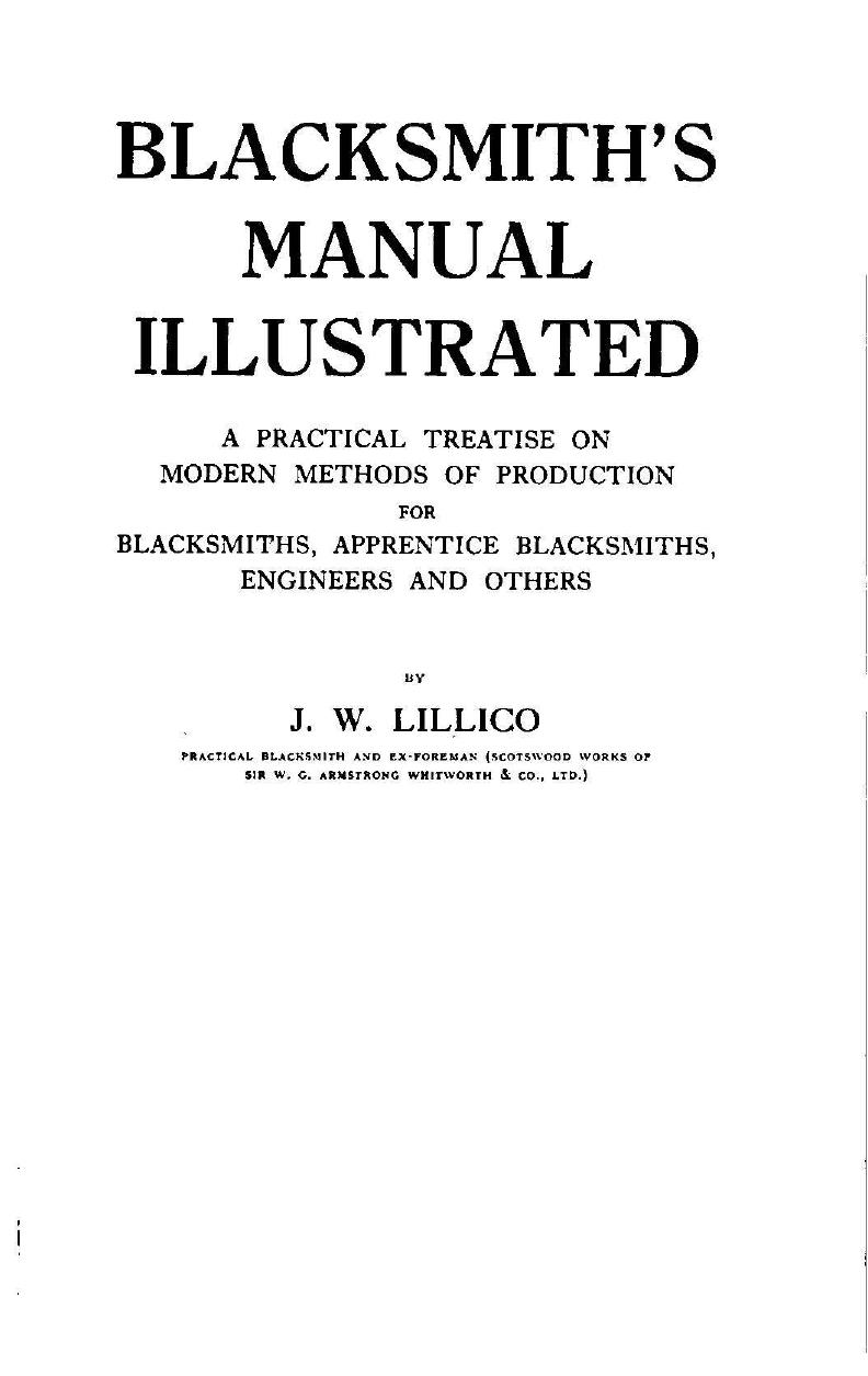 Blacksmiths Illustrated manual part 1.qxd by JMitchell