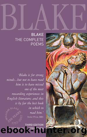 Blake: The Complete Poems by Stevenson W.H.; Stevenson W. H. ;