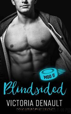 Blindsided: A Moo U Hockey Romance by Victoria Denault & Heart Eyes Press