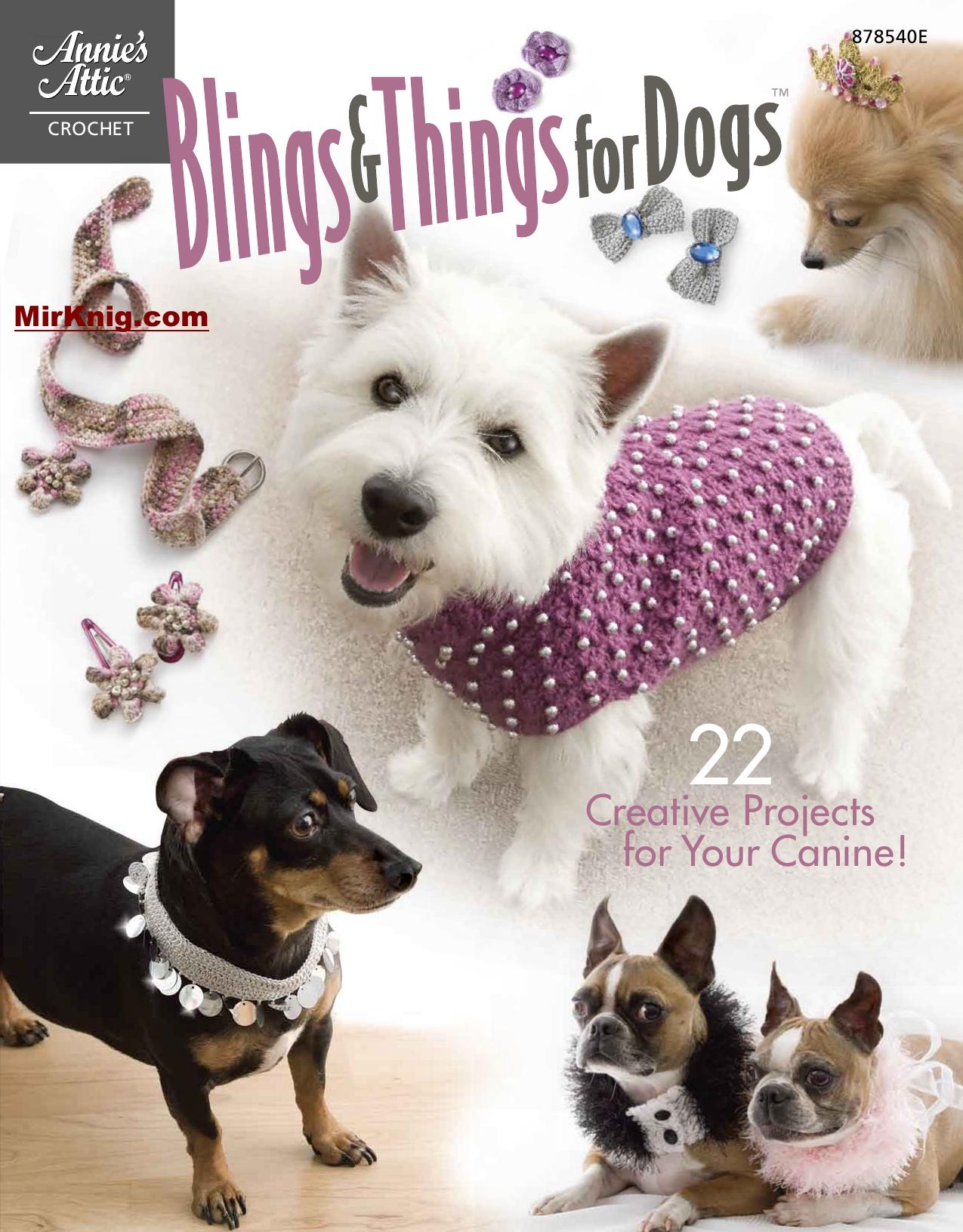 Blings & Things for Dogs (Annie&#039;s Attic Crochet) by Glenda Chamberlain (Editor)