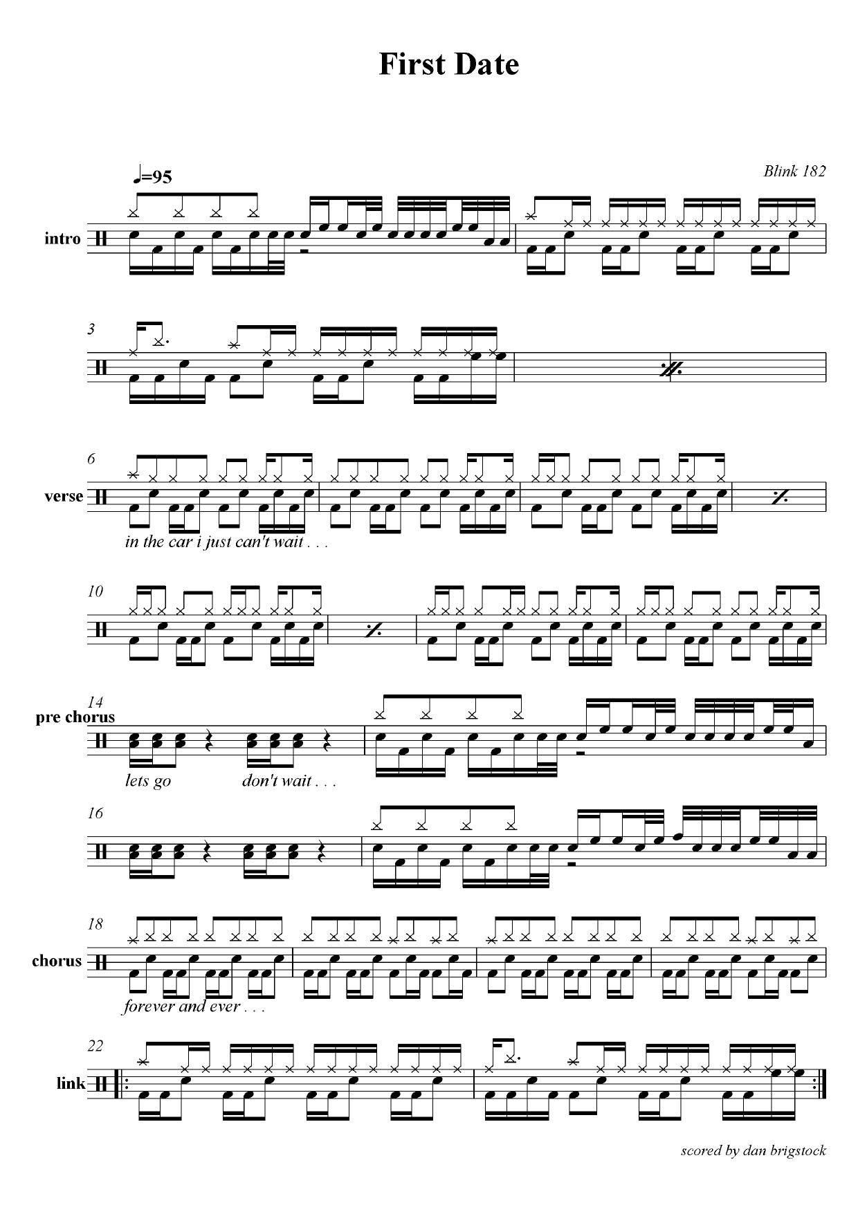 Blink 182 - First Date by ()