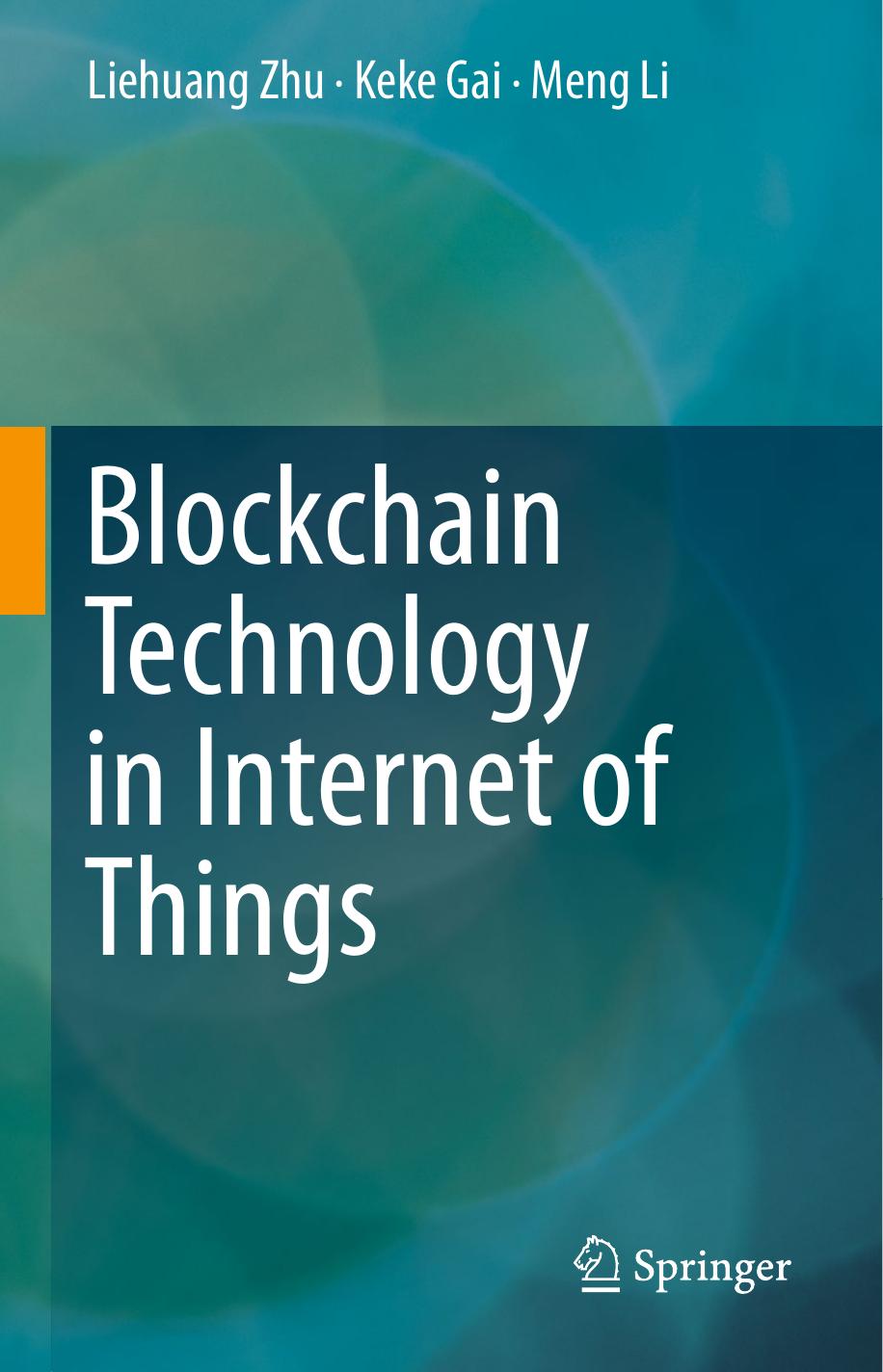 Blockchain Technology in Internet of Things by Liehuang Zhu & Keke Gai & Meng Li