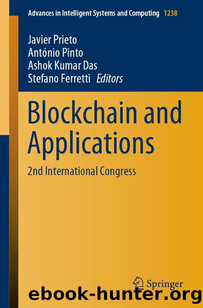 Blockchain and Applications by Unknown