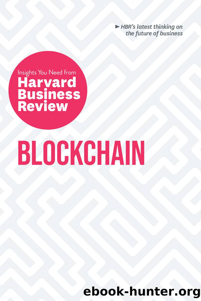 Blockchain by Harvard Business Review