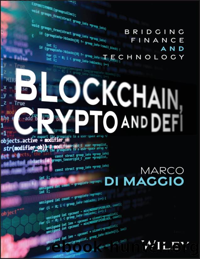 Blockchain, Crypto and DeFi: Bridging Finance and Technology by Marco Di Maggio