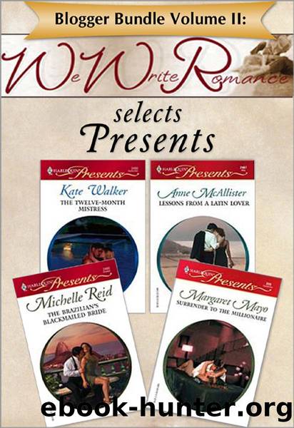 Blogger Bundle Volume II: WeWriteRomance.com Selects Presents by Kate Walker