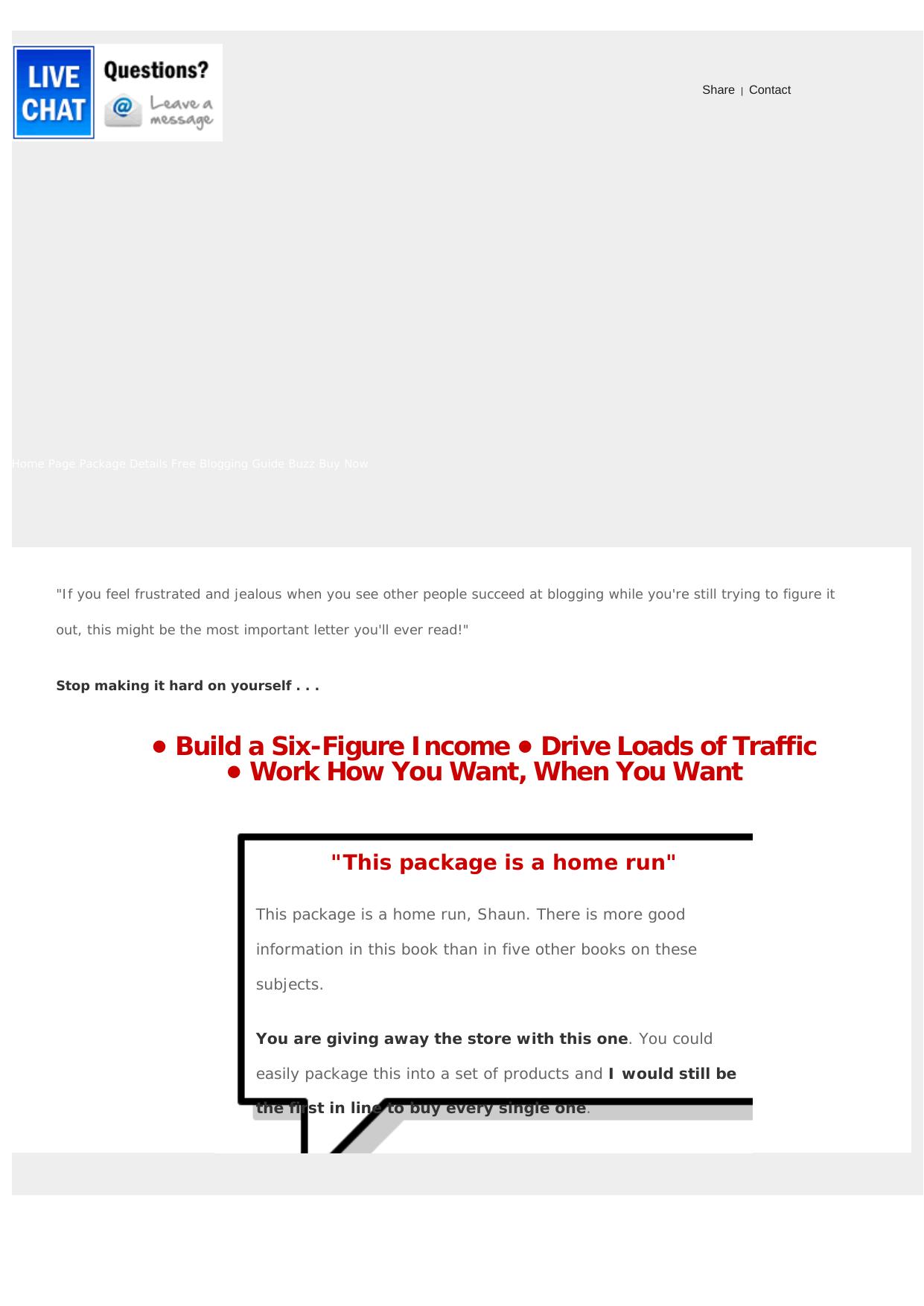 Blogging In Action- From Start To Six Figures With A Professional Blog. by Best of Kuszter's Collection