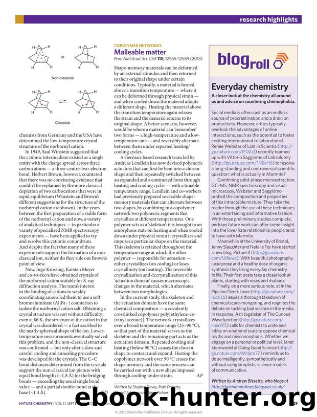 Blogroll: Everyday chemistry by Andrew Bissette